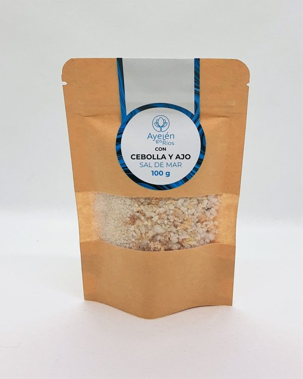 SAL DE MAR - CEBOLLA Y AJO (DOYPACK), 100g