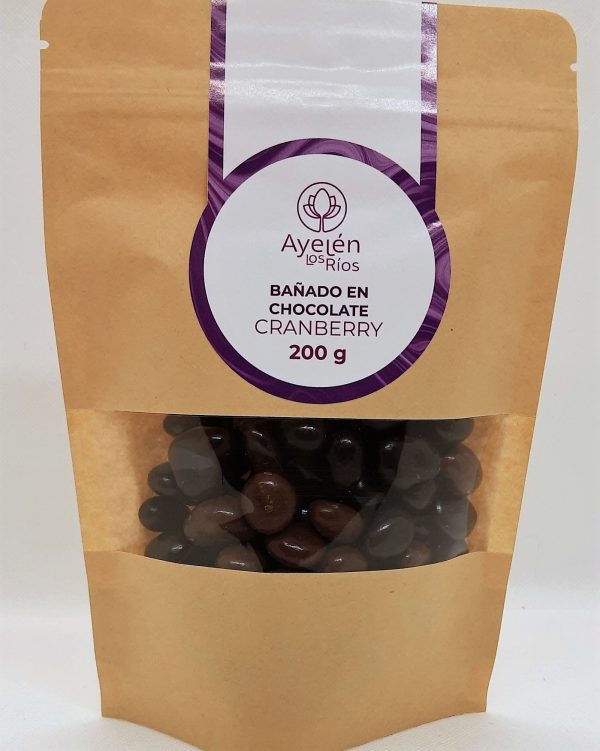 CRANBERRY BAÑADO EN CHOCOLATE, 200g