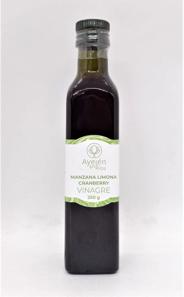 VINAGRE FRUTAL MANZANA LIMONA - CRANBERRY, 250cc